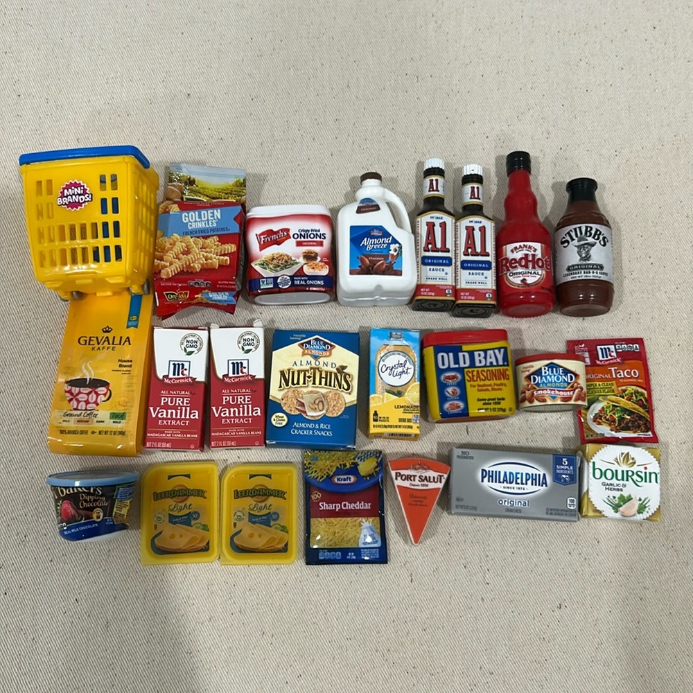 Huge Lot Of Surprise Food Mini Brands Grocery Toys